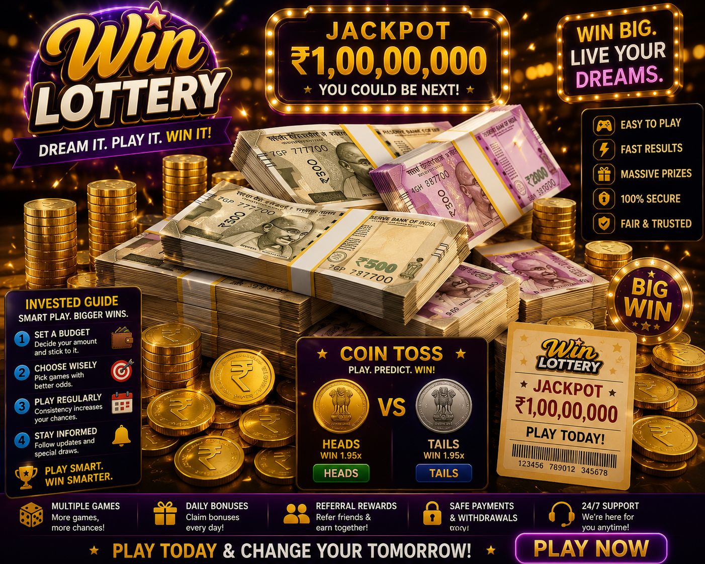 Win Lottery Banner 2
